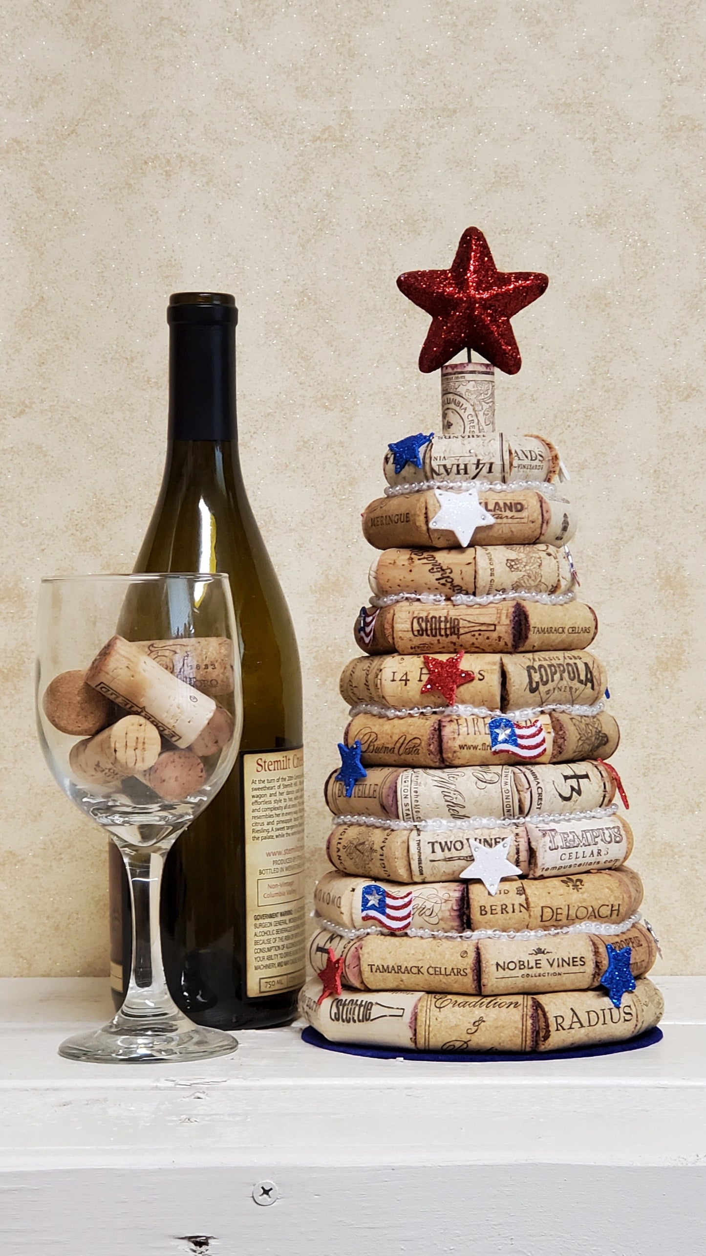 4th of July Cork Med Tree