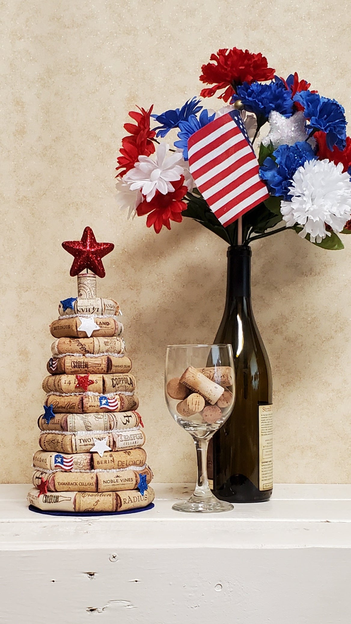 4th of July Cork Med Tree