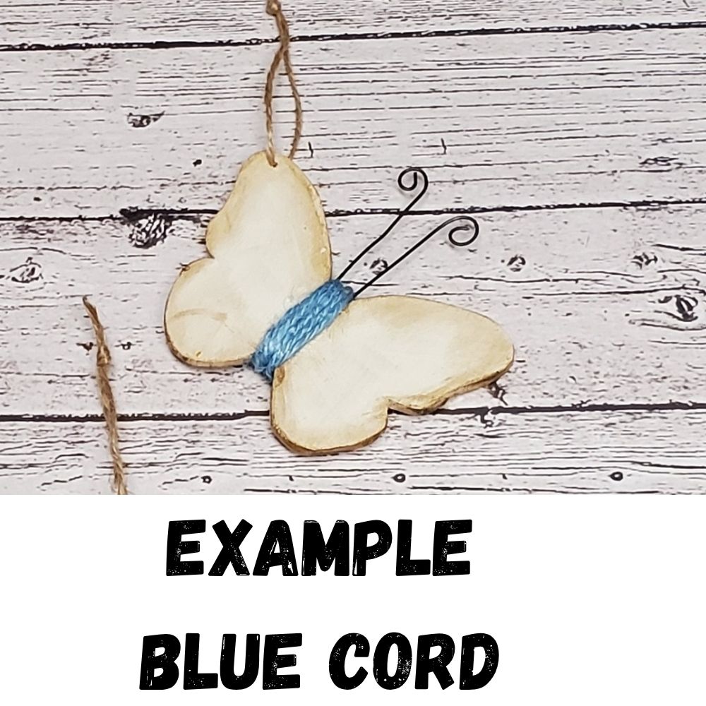 Rustic Wood Butterfly Ornament Kit