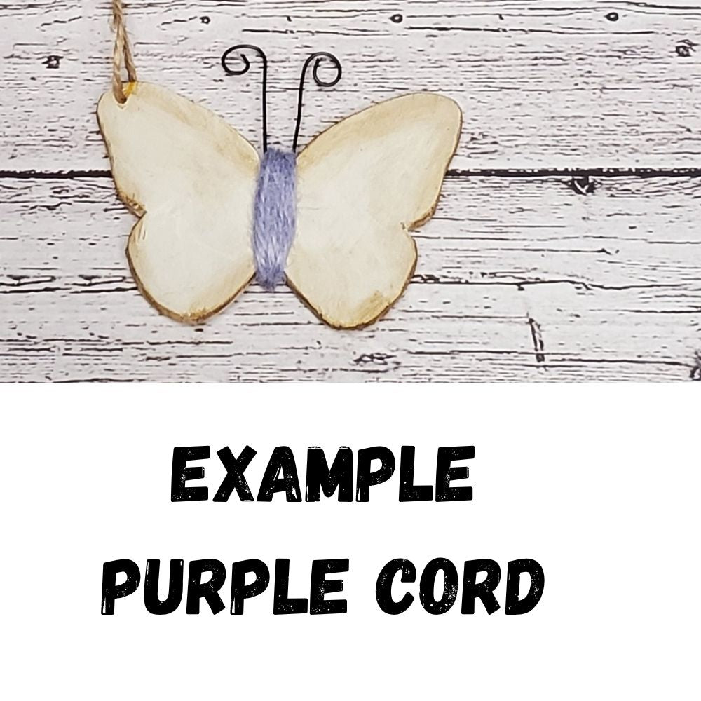 Rustic Wood Butterfly Ornament Kit