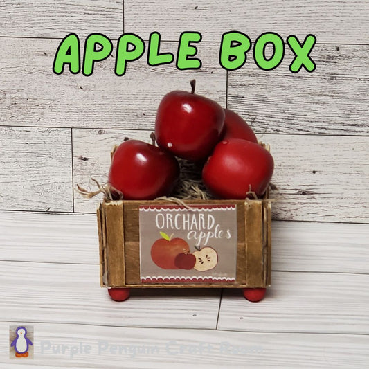 DIY Apple Box Craft – Rustic Charm from Paint Sticks!