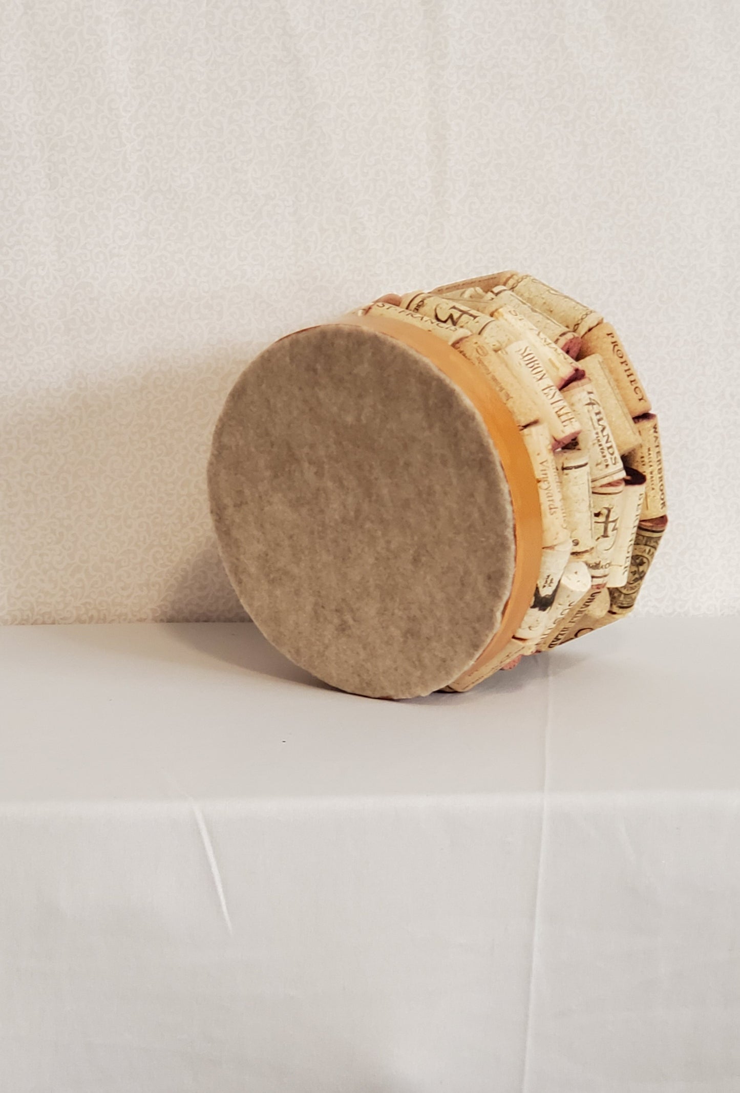 Wine cork bottle holder