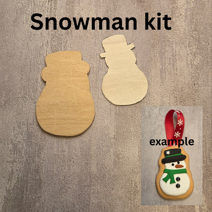 Snowman Cookie Clay Kit