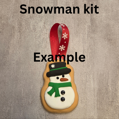 Snowman Cookie Clay Kit