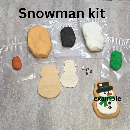 Snowman Cookie Clay Kit