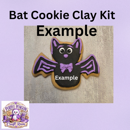 Bat Cookie Clay Kit