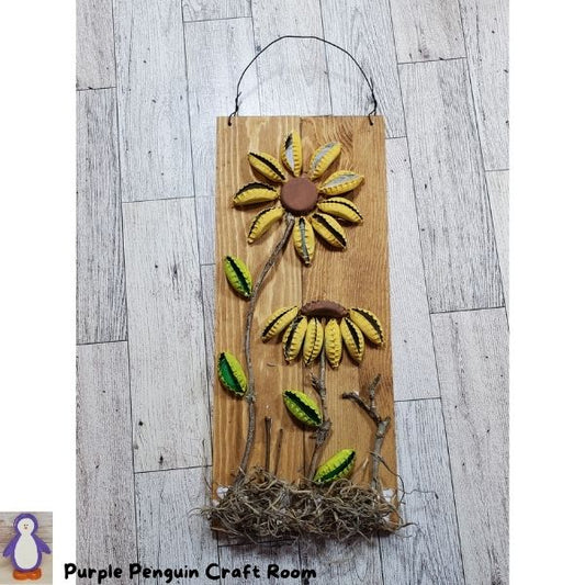 Sunshine Garden Rustic Wall Hanging
