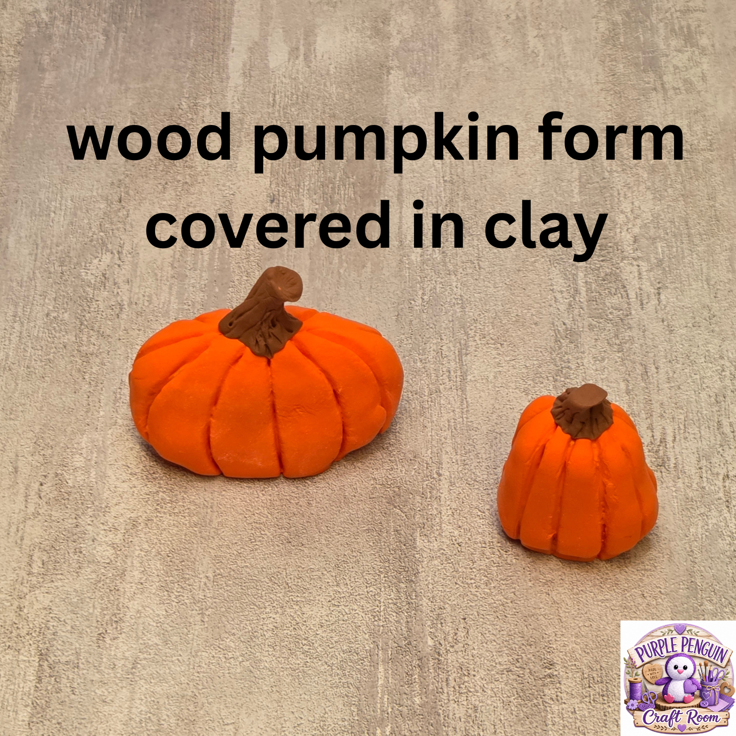 Unfinished small wood Pumpkins