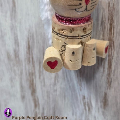 Kitty in Red Ornament