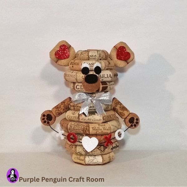 Valentine’s cork bear