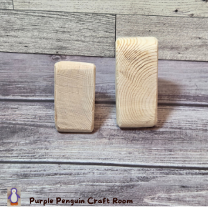 Unfinished Wood Candy Corn – Set of 2