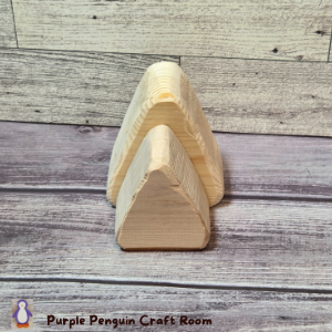 Unfinished Wood Candy Corn – Set of 2