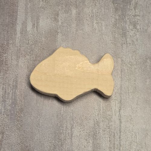 Unfinished Wood Fish Cutout