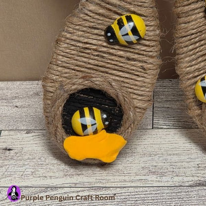 Sunflower bee spoon decor